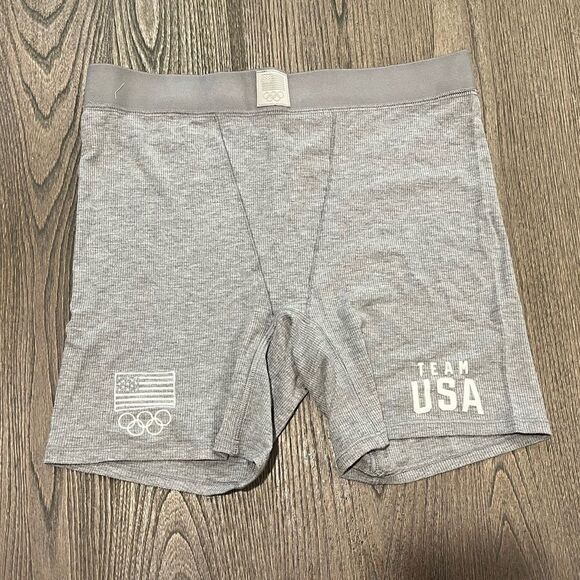 SKIMS Other - NWT Skims Olympic Rib Boxers Team USA Heather Gray Size L